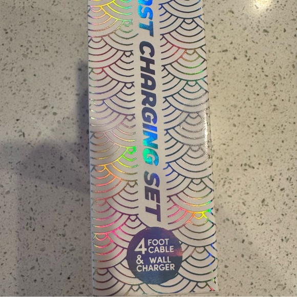 NIP🎀💎xo poppy bling💎🎀20W PD Fast Charging 1 USB-A + Lightning Cable Bling combo - Picture 5 of 11